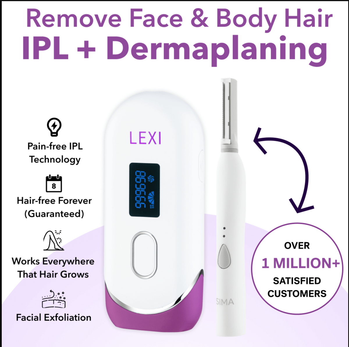 Hairless Face & Body Set Spa Sciences