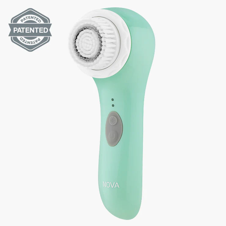 Women's Black Nova Sonic Facial Cleansing Brush With Antimicrobial Bristles | Spa Sciences Women's Black Nova Sonic Facial Cleansing Brush With Antimicrobial Bristles | Spa Sciences