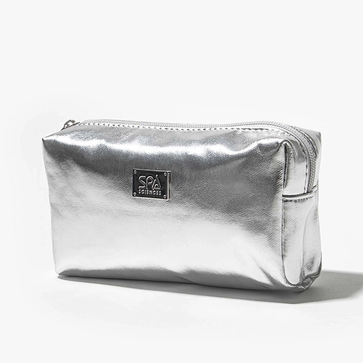 A Spa Sciences 'Perfect Pores' Set cosmetic bag with facial cleansing properties on a white background.