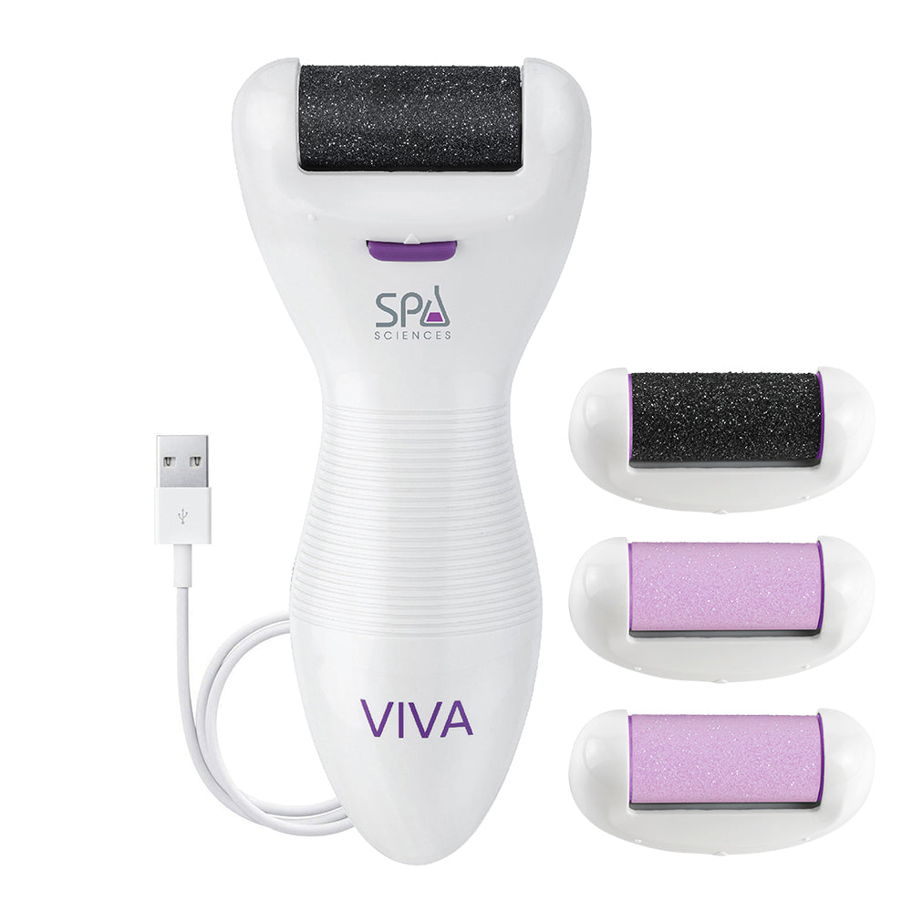 Spa Sciences Viva Deluxe Pedi Rechargable Electronic Foot Smoother