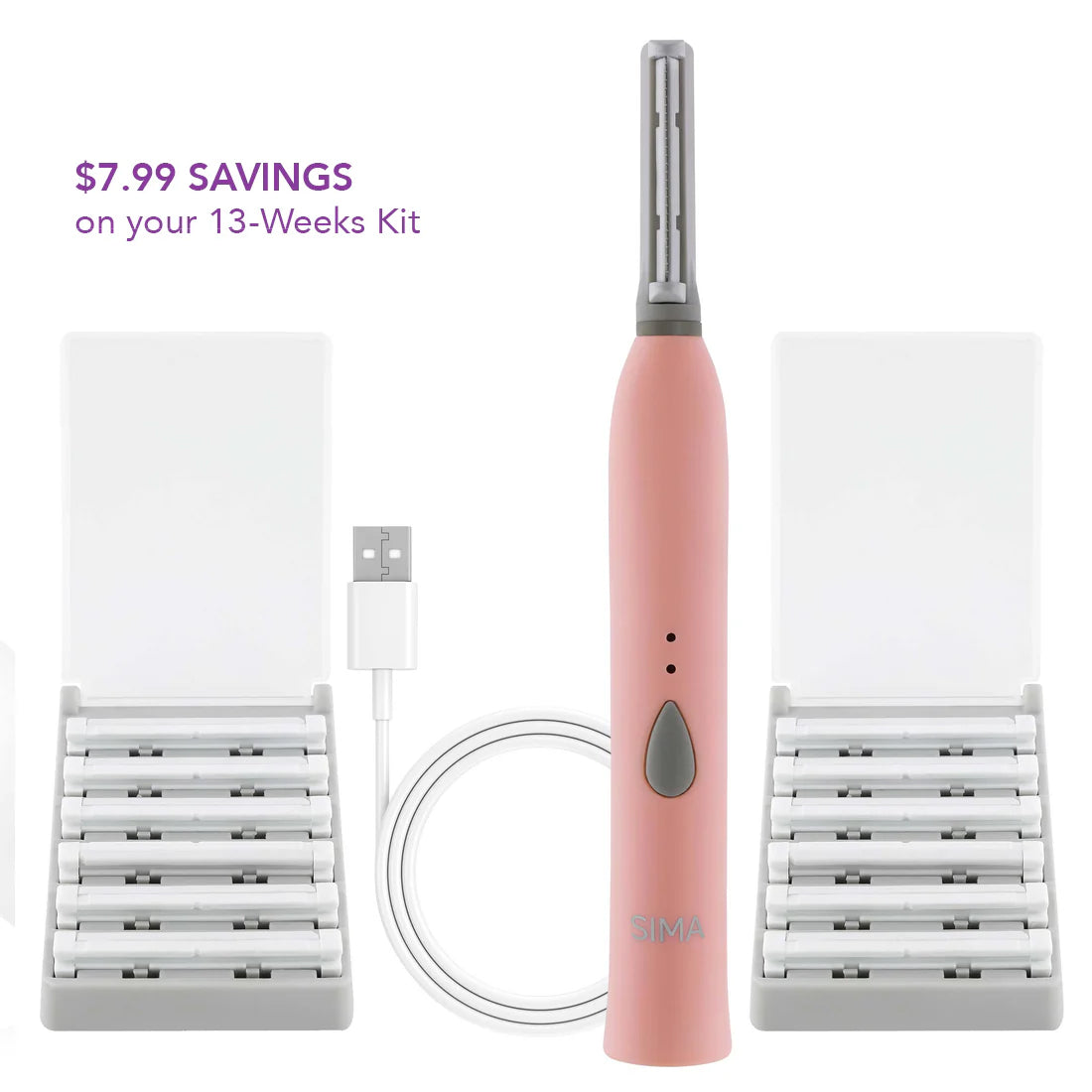 SIMA Deluxe Bundle Offer with a device and two blades kits saving $7.99