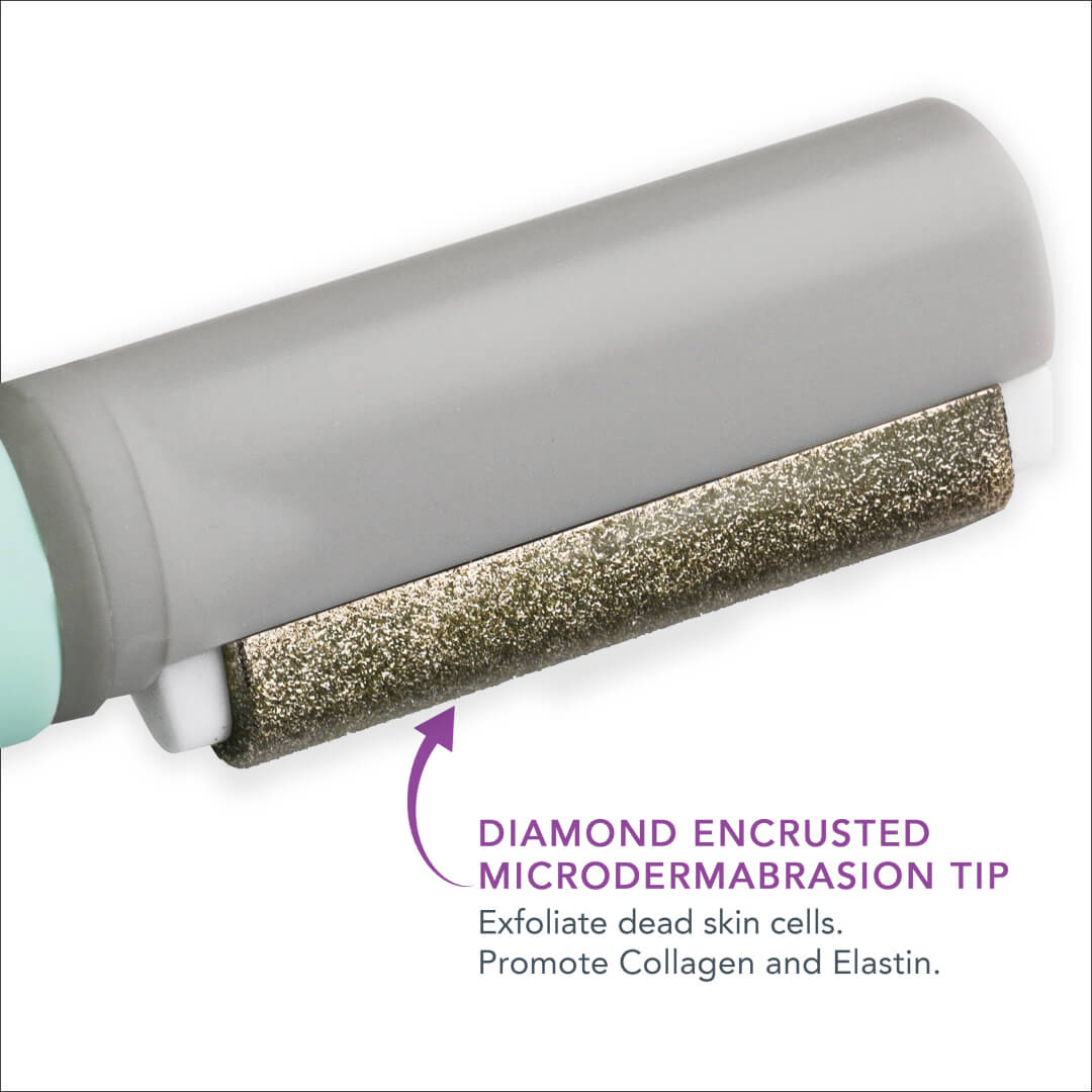 SIMA Deluxe Dermaplaning Kit by Spa Sciences, a diamond-encrusted collagen tip designed for dermaplaning to exfoliate the skin and improve product absorption.