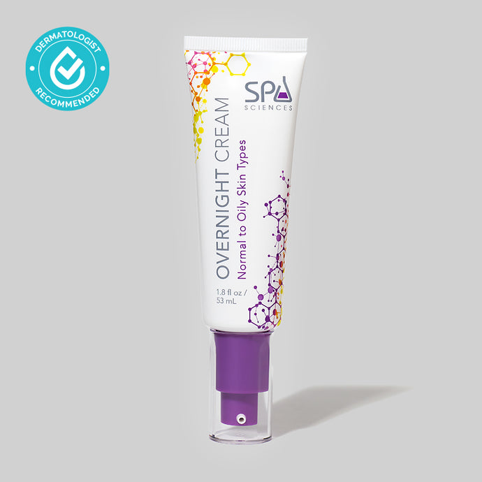 Overnight Spa Sciences night cream formulated with antioxidants for added moisture.