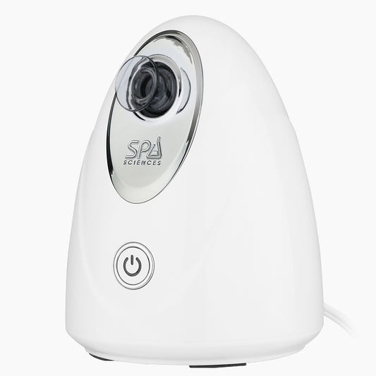 A CIRRA Nano Ionic facial steamer in white color, displayed on a pristine background.