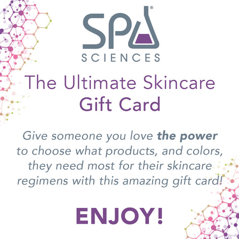 Give the gift of ultimate skincare with a Spa Sciences Gift Card for your loved ones.