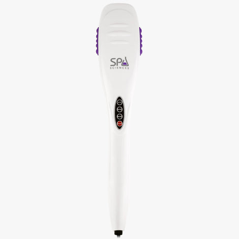 Spa Sciences Vara Deluxe Handheld Deep Tissue Massager for Muscles, Back, Foot, Neck, Shoulder, Leg, Electric Percussion Body Massage, FSA and HSA
