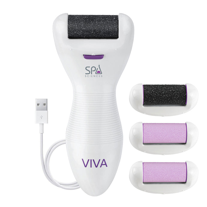 Spa Sciences VIVA electric leg and foot massager with callus remover.
